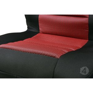 Stoff Polyester Überzüge RUBIN Universell geeignet für Mazda 2 Sitzschoner - 2stk SET