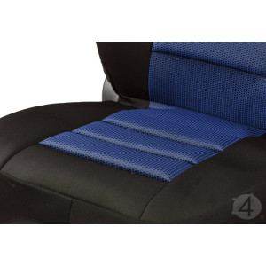Stoff Polyester Überzüge MARE Universell geeignet für Audi A4 Sitzschoner - 2stk SET