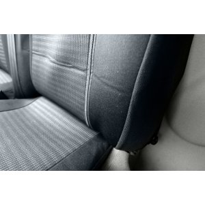 Passgenaue LUX Sitzbezüge geeignet für Ford Transit ab 2014 Maßgeschneidert 1+2 ( 3-Sitzer ) TOP Qualität