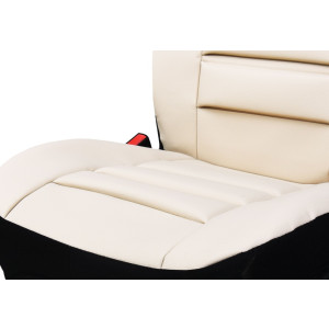 Kunstleder Überzüge MIAMI Beige Universell geeignet für Suzuki Alto Sitzschoner - 2stk SET