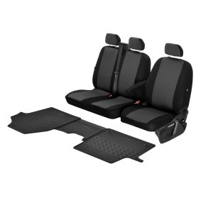 Passgenaue Sitzbez&uuml;ge HERO und Gummifu&szlig;matten Set geeignet f&uuml;r Peugeot Traveller ab 2016