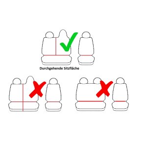 Passgenaue Sitzbezüge VIVA und Gummifußmatten ein Set geeignet für Renault Master IV ab 2011