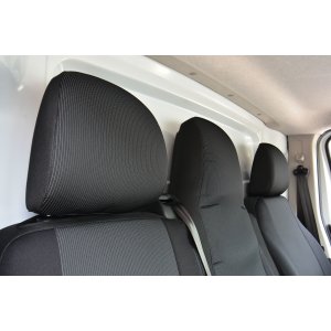 Passgenaue LUX Sitzbezüge passend für Trafic NV300 Vivaro Talento Maßgeschneidert 1+2 ( 3-Sitzer )