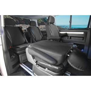 Kunstleder Sitzbezug Sitzbezüge für VW T5 T6 Caravelle Multivan