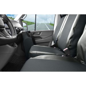 Sitzbezüge geeignet für VW Crafter, Man TGE (3-Sitzer VIVA OPC) für Sitze ohne Mobil Tisch in der Rückenlehne