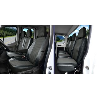 Sitzbezüge passgenaue VIVA geeignet für Ford Transit ab 2014 ab 2020 - 7-Sitzer