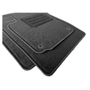 Velourmatten für Fiat - Automatten  - schwarz