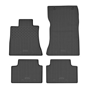 Gummimatten für ALFA ROMEO Giulia 4x2 ab 2020 - schwarz, 1,5 cm Rand