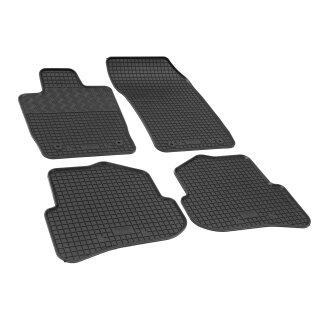 Gummimatten für AUDI A1 ab 2010 bis 2018 - schwarz, 1,5 cm Rand