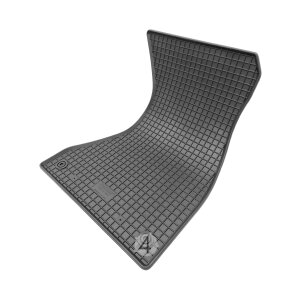 Gummimatten für AUDI A4 ab 2016 - schwarz, 1,5 cm Rand