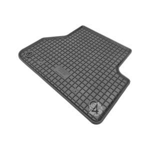 Gummimatten für AUDI A4 ab 2016 - schwarz, 1,5 cm Rand