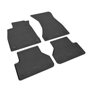 Gummimatten für AUDI A5 ab 2018 - schwarz, 1,5 cm Rand