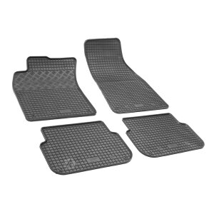 Gummimatten für AUDI A6 ab 2004 bis 2006 - schwarz,...