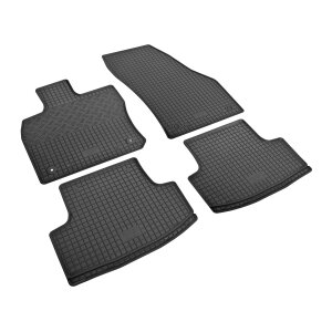 Gummimatten für AUDI Q2 ab 2016 - schwarz, 1,5 cm Rand