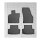 Passgenaue Gummifußmatten von RIGUM passend für AUDI Q2 ab 2016