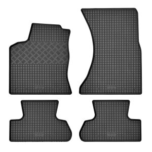 Gummimatten für AUDI Q5 ab 2009 bis 2016 - schwarz, 1,5 cm Rand