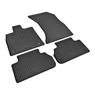 Gummimatten für AUDI Q5 Sportback ab 2021 - schwarz, 1,5 cm Rand
