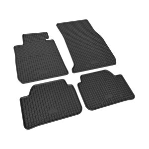 Gummimatten für BMW 1 F20 3-tĂĽrig hatchback ab 2011 - schwarz, 1,5 cm Rand