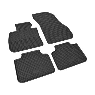 Gummimatten für BMW 2 F45 Active Tourer 2015 - 2022 - schwarz, 1,5 cm Rand