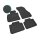 Gummimatten für BMW 2 F45 Active Tourer 2015 - 2022 - schwarz, 1,5 cm Rand