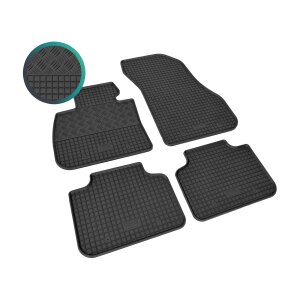 Gummimatten für BMW 2 F45 Active Tourer ab 2022 - schwarz, 1,5 cm Rand