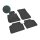 Gummimatten für BMW 3 E90 / E91 Sedan / Touring ab 2004 bis 2012 - schwarz, 1,5 cm Rand