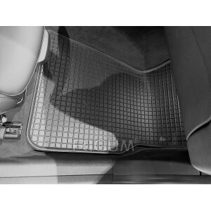 Gummimatten für BMW 3e G20 / G21 Sedan / Touring ab 2019 - schwarz, 1,5 cm Rand