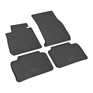 Gummimatten für BMW 4 ab 2014 - schwarz, 1,5 cm Rand