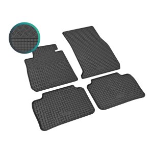 Gummimatten für BMW 4 ab 2014 - schwarz, 1,5 cm Rand