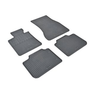 Gummimatten für BMW 6 ab 2017 - schwarz, 1,5 cm Rand