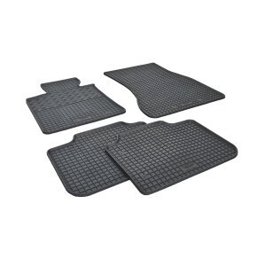 Gummimatten für BMW 6 ab 2017 - schwarz, 1,5 cm Rand