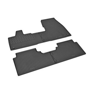 Gummimatten für BMW i3 I01 ab 2013 - schwarz, 1,5 cm Rand