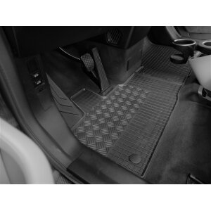 Gummimatten für BMW i3 I01 ab 2013 - schwarz, 1,5 cm Rand