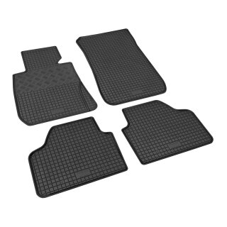 Gummimatten für BMW X1 E84 ab 2009 bis 2015 - schwarz, 1,5 cm Rand