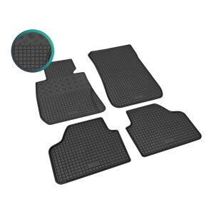 Gummimatten für BMW X1 E84 ab 2009 bis 2015 - schwarz, 1,5 cm Rand