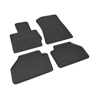 Gummimatten für BMW X3 F25 ab 2011 bis 2018 - schwarz, 1,5 cm Rand