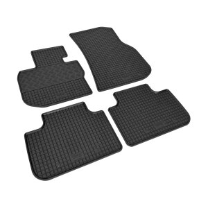 Gummimatten für BMW X4 G02 ab 2018 - schwarz, 1,5 cm...