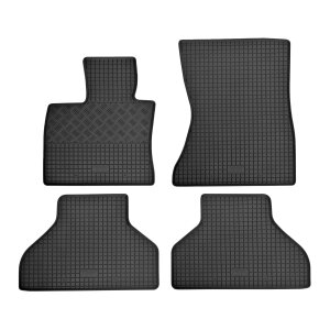 Gummimatten für BMW X5 E70 ab 2007 bis 2013 - schwarz, 1,5 cm Rand