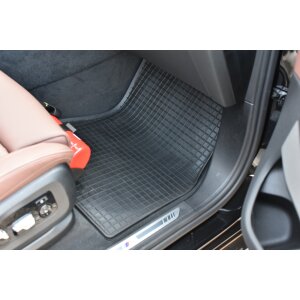 Gummimatten für BMW X5e G05 ab 2019 - schwarz, 1,5 cm Rand