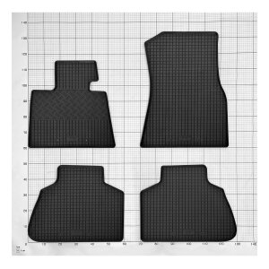 Gummimatten für BMW X7 G07 ab 2019 - schwarz, 1,5 cm Rand