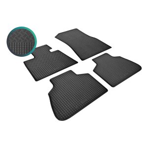 Gummimatten für BMW X7 G07 ab 2019 - schwarz, 1,5 cm Rand