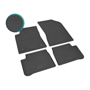 Gummimatten für CITROEN C3 ab 2017 - schwarz, 1,5 cm Rand