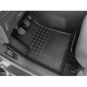 Gummimatten für CITROEN C3 Aircross ab 2021 - schwarz, 1,5 cm Rand
