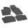 Gummimatten für CITROEN C4 ab 2004 bis 2010 - schwarz, 1,5 cm Rand