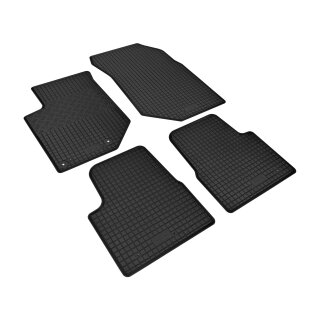 Gummimatten für CITROEN C4 ab 2021 - schwarz, 1,5 cm Rand