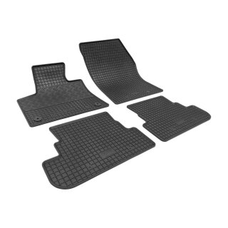 Gummimatten für CITROEN C5 Aircross ab 2017 - schwarz, 1,5 cm Rand