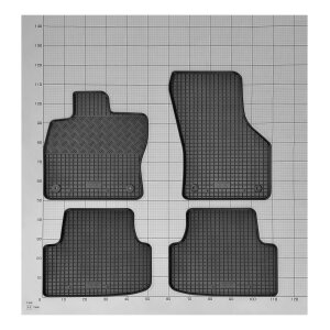 Gummimatten für CUPRA Formentor ab 2020 - schwarz, 1,5 cm Rand
