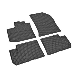 Gummimatten für DACIA Dokker ab 2013 - 5Sitze - schwarz, 1,5 cm Rand