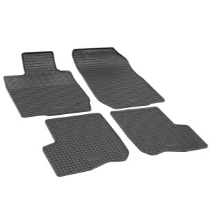 Gummimatten für DACIA Logan MCV ab 2007 bis 2013 - 5Sitze - schwarz, 1,5 cm Rand