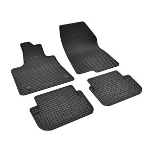 Gummimatten für DACIA Sandero ab 2021 - schwarz, 1,5 cm Rand
